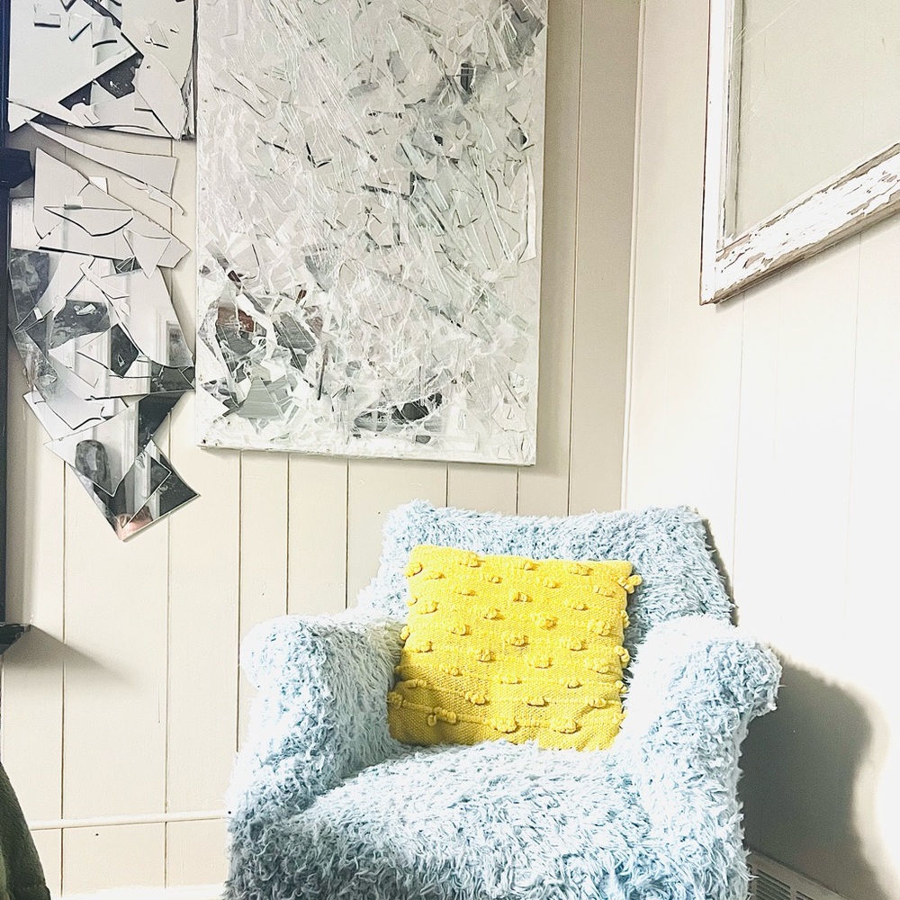 Broken mirror art work